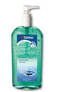 Sanitizer Hand  with Fresh Scent Aloe Safetec® Ethyl Alcohol Gel Pump Bottle (1/EA 12/CS) by Safetec of America  ID 17354